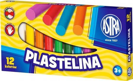 Plastelina Astra 12 kolorów Astra
