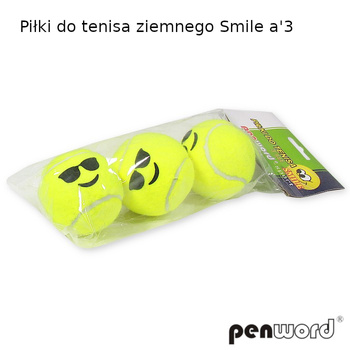 Piłki Do Tenisa Ziemnego Smile 3szt Penword