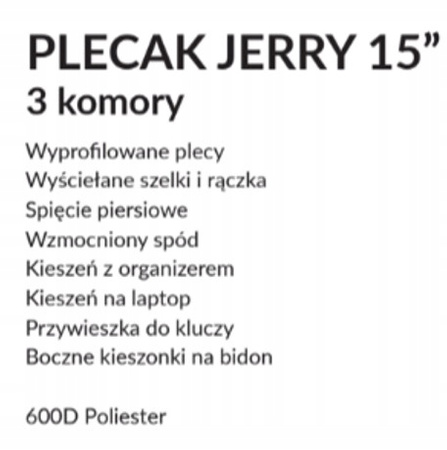 Jerry - Plecak Młodzieżowy - Coolpack