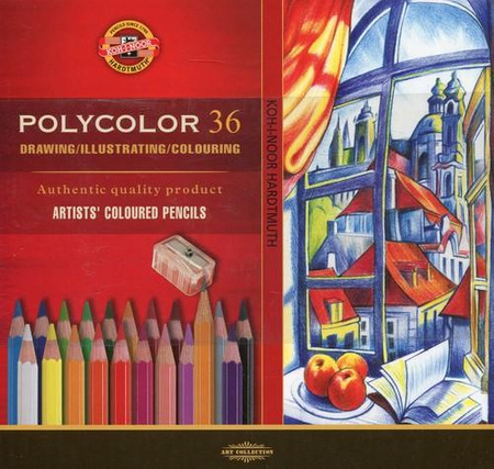 Kredki Polycolor 36 kolorów 3835 Kohinoor