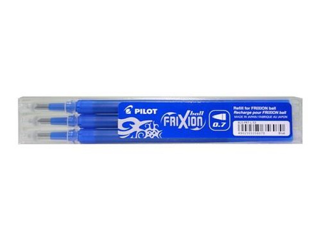 Wkład Wymazywalny Frixion Niebieski 0,7mm 9 szt Pilot