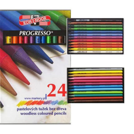 Kredki Progresso 8758 24 Kolory Kohinoor