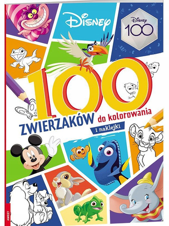 Disney Mix. 100 Zwierzaków Do Kolorowania Ameet