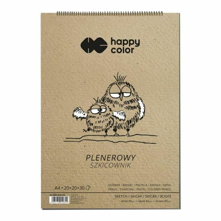 Szkicownik/Spiral A4/70 Plener Happy Color
