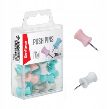 Pinezki Beczułki, 22x9mm, Dług. Igły 12 Mm, Różne Kolory, Berlingo