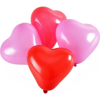 Balony mini serca (8 szt.) 8szt. 16cm Arpex