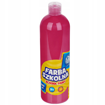 Farba Szkolna 500 Ml Rozowa Astra