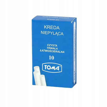 Kreda Biała 10szt Toma