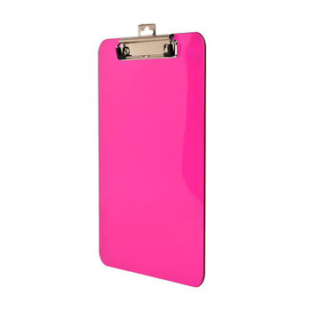 Podkładka Z Metalowy M Klipem A4 Różowa Tetis (qx)