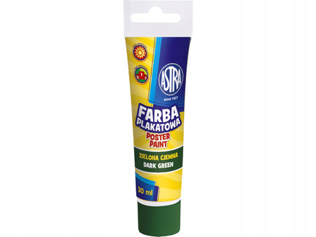 Farba Plakatowa Tuba 30 Ml - Ciemna Zieleń Astra