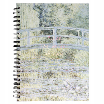 Kołoszkicownik 40k A4, Monet Białe Lilie Incood