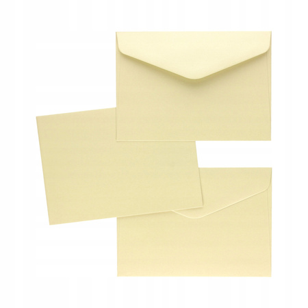 Koperta B6 Pearl Kremowy 10szt Galeria Papieru