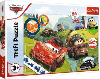 Puzzle 24 Maxi Wesołe Auta Cars 3 Trefl