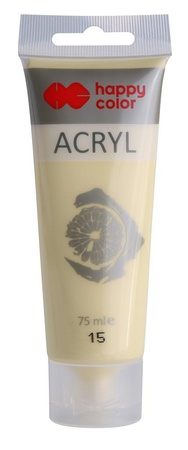 Farba Akrylowa 75Ml, Jasnożółty Limonkowy, Happy Color