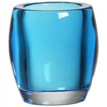 Świecznik Glass Holder Owalny Aqua Bolsius