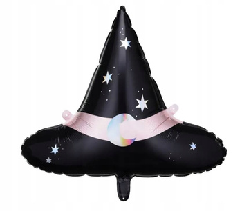 Balon Foliowy Kapelusz Czarownicy, 66,5x57,5 Cm, Mix Partydeco