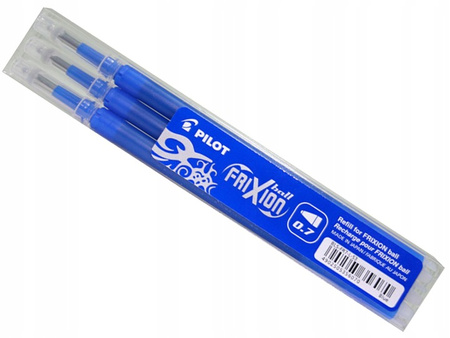Wkład Wymazywalny Frixion Niebieski 0,7mm 9 szt Pilot