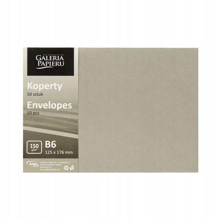 Koperta B6 Pearl Srebrny K 150 Galeria Papieru