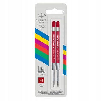 Wkład do Długopisu Quink Flow M Czerwony Parker