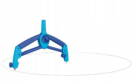 Cyrkiel Griffix Niebieski Herlitz