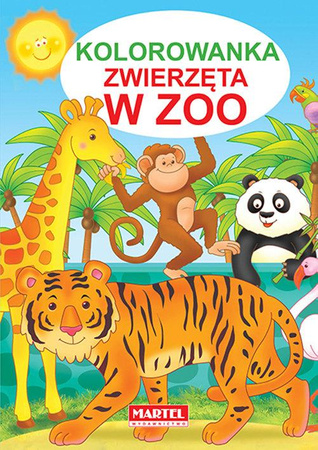 Kolorowanka Zwierzęta W Zoo Martel