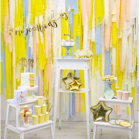 Baner Moje Urodziny, Złoty, 16,5X90Cm Partydeco