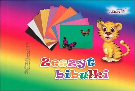 Zeszyt Bibułki Zbid-1288 A4, 10 Kol. Aliga