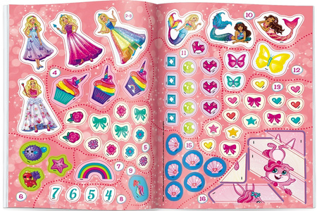 Barbie Dreamtopia. 100 Brokatowych Naklejek Ameet