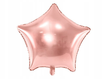 Balon Foliowy Gwiazdka, 70Cm, Różowe Złoto Partydeco