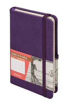 Notes Secesja A6 Kratka Purpura Antra