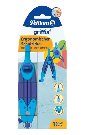 Cyrkiel Griffix Niebieski Herlitz