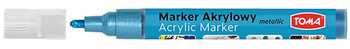 Marker Akrylowy TO-402 Jasnoniebieski Metalic 1 sztuka Toma