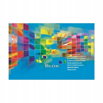 Blok Techniczny Kolorowy A3-20 300G Kreska