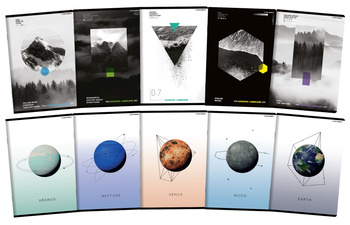 Zeszyt A5 60k Geo/Planet Linia 70g Top 2000