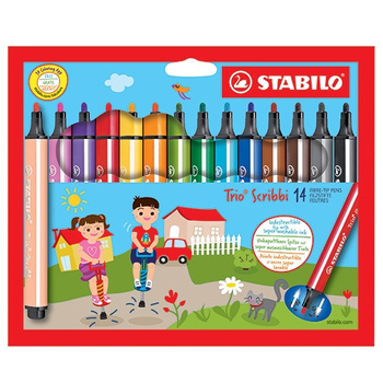 Flamastry Trio Scribbi 14 kol 368/14-1 Stabilo