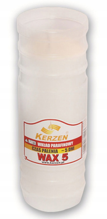 Wkład Wax-5 185mm x 65mm 5 Dni (24s) Kerzen