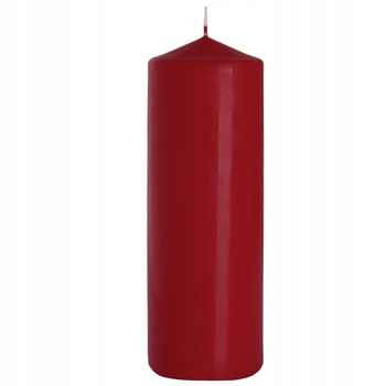 Świeca Walec 80/250 Burgund. Bispol