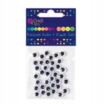 Ruchome Oczka 6 Mm, 50 Szt. Dpcraft