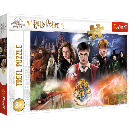 Puzzle 300 Tajemniczy Harry Potter Trefl (qx)
