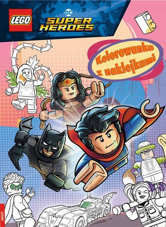 Lego Dc Comics Super Heroes. Kolorowanka Z Naklejkami Ameet