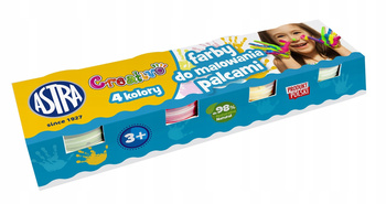 Farby Do Malowania Palcami 4 Kolory Astra