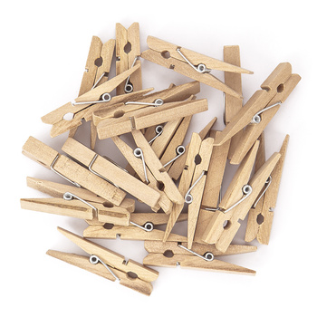 Klamerki Drewniane 4,8 Cm, 20 Szt. Dpcraft