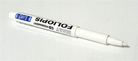 Mikro Marker K100 Permamentny Biały Kamet, 1 sztuka