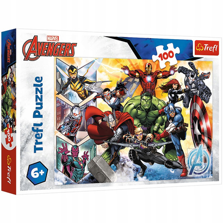 Puzzle 100 Siła Avengersów Trefl