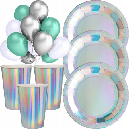 Konfetti Kółka, Srebrny, 15g Partydeco