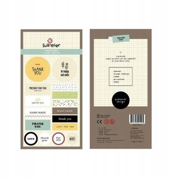 Naklejki ozdobne Dziękuję Suatelier