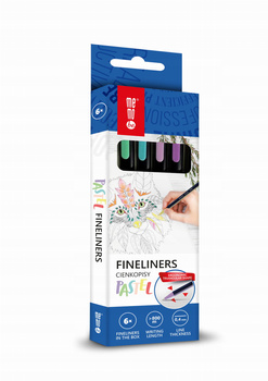 Cienkopis 0,4mm, 6k Pastel Mc101-99-06 Memobe