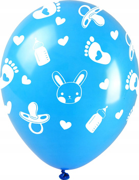Balony Baby Shower Chłopiec (5 Szt.) 5szt. 28Cm Arpex