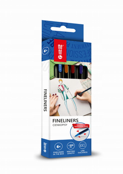 Cienkopis 0,4mm,6k podstawowych Mc100-99-06 Memobe