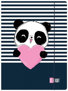 Teczka Z Gumka A4 Stright Love Panda Mkm Majewski